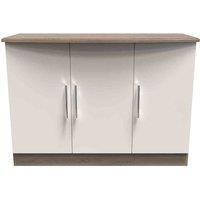 Ready Assembled Fourrisse 3 Door Unit - Kashmir Gloss and Darkolino, Multi