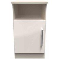 Welcome Furniture Ready Assembled Fourrisse Open Drawer Locker - Kashmir Gloss, Cream
