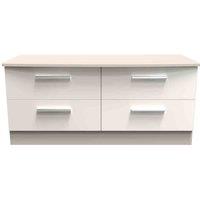 Ready Assembled Fourrisse 4 Drawer Bed Box - Kashmir Gloss, Multi