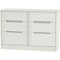 Welcome Furniture Ready Assembled Barquero 6 Drawer Midi Chest - Kashmir Matt