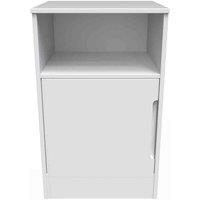 Welcome Furniture Ready Assembled Barquero Open Drawer Locker - White Matt, White