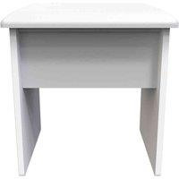 Ready Assembled Barquero Stool - White Matt, White