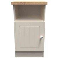 Welcome Furniture Ready Assembled Wilcox Open Drawer Locker - Kashmir Ash and Oak, Cream