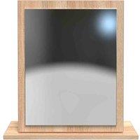 Ready Assembled Wilcox Small Mirror - Kashmir Ash and Oak, Multi