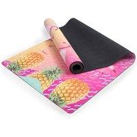 Myga Vegan Suede Yoga Mat - Tropical, Multi
