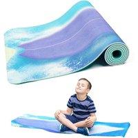 Myga Kid's Printed Yoga Mat - Wave Rider, Multi