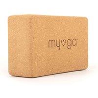 Cork Eco Yoga Brick Block, Cream