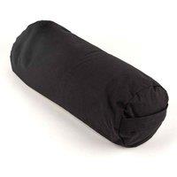 Myga Yoga Buckwheat Support Bolster Pillow - Black, Black