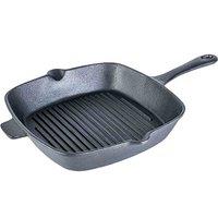 Wonderchef 26cm Forza Cast Iron Frying Pan - Black, Black