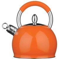 Interiors By PH 2.4L Whistling Kettle - Orange, Orange