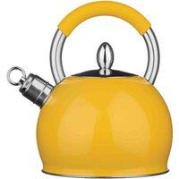 Interiors By PH 2.4L Whistling Kettle - Yellow, Yellow