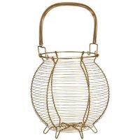 Interiors By PH Egg Basket - Gold Finish