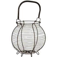 Interiors By PH Egg Basket - Matte Black, Black