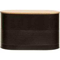 Interiors By PH Black Bread Bin, Black