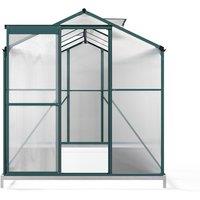 Livingandhome 8 x 6ft Walk-in Garden Greenhouse w/ Base