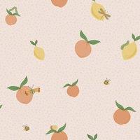 Holden Decor Tutti Fruity Soft Coral/Orange Wallpaper 10m x 53cm, Multi