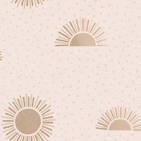 Holden Decor Sunbeam Pink Wallpaper 10m x 53cm, Pink