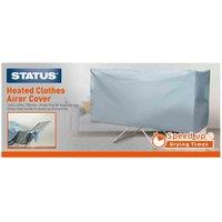 Status Winged Heated Airer Cover - Grey, Grey