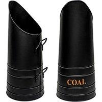 Ivyline Black Coal Hod, Black