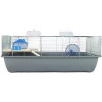 Little Friends Carlton Small Animal Cage - Grey, Grey