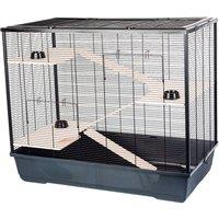 Little Friends Plaza XL Small Animal Cage - Black, Black