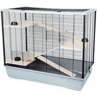 Little Friends Plaza XL Small Animal Cage - Grey, Grey
