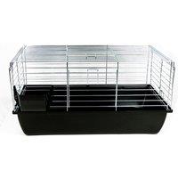 Little Friends Premium Rabbit 80cm Hutch - Grey, Grey