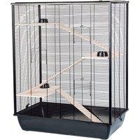 Little Friends The Belfry Small Animal Cage - Black, Black