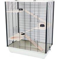 Little Friends The Belfry Small Animal Cage - Grey, Grey