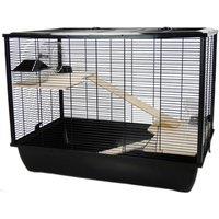 Little Friends The Langham Small Animal Cage - Black, Black