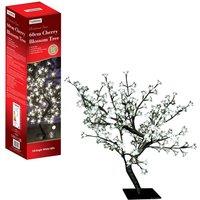 60cm 128 LED Blossom Christmas Tree - White, White