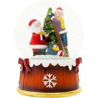 Musical Santa Scene Snowglobe, Multi