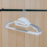 Addis Non-slip Plastic Hangers - 20 Pack, White