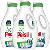 3 x Persil Bio Laundry Washing Liquid Detergent 53 Washes, Clear