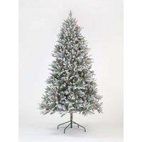 Snowtime 210cm Haruchan Frosted Green Christmas Tree, Green