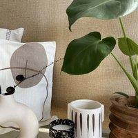 Belgravia Decor Giorgio Texture Natural Wallpaper 10m x 53cm, Cream