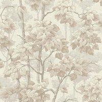 Belgravia Decor Giorgio Tree Natural Wallpaper 10m x 53cm, Cream