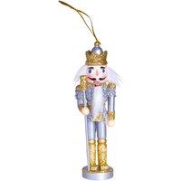 St Helens Nutcracker Gold and Silver With Crown, Multi