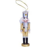 St Helens Nutcracker Gold and Silver With Hat, Multi