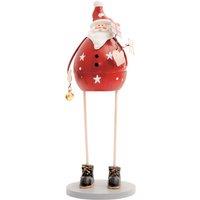 St Helens Metal Santa Claus, Red