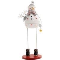 St Helens Metal Snowman, White