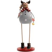 St Helens Metal Reindeer, White