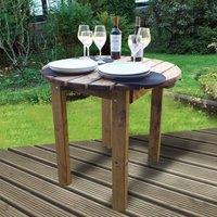 Charles Taylor Circular BBQ Table, Brown