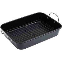 Maison By Premier Small Rectangular Roasting Pan - Black, Black