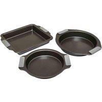 Maison By Premier Set Of Three Baking Dishes, Grey