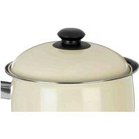 Essentials By Premier 3 Piece Cream Belly Pan Set, Cream