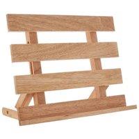 Essentials By Premier Rubberwood Cook Book Stand