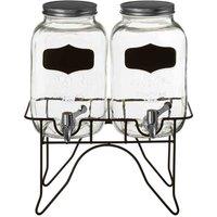 Maison By Premier Glass Dispenser Jars, Clear