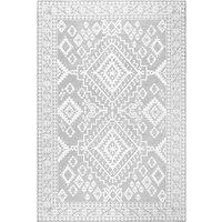 Green Decore Vernal Yonker Machine Washable Non Shedding Non Slip Area Rug Grey 152 cm x 213 cm, Grey