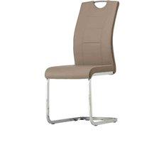 World Furniture 4 x Aspen Dining Chair Latte, Brown